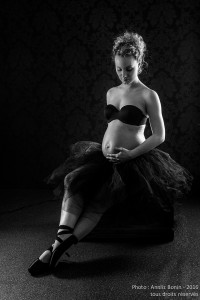 photo de grossesse pour une danseuse