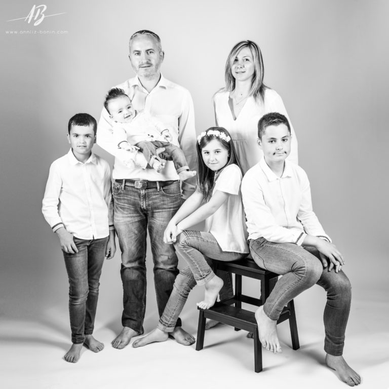 En famille – Portrait de famille en studio